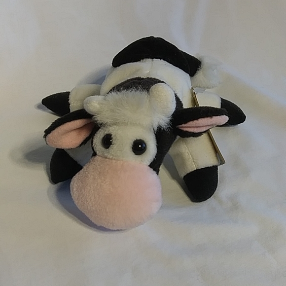 Vintage 24k Beanie Boppers Plush Molly Cow - Picture 1 of 6